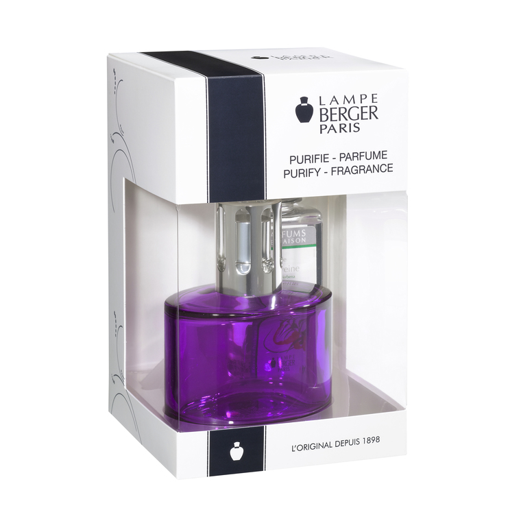 Coffret Lampe Berger Ovalie violette