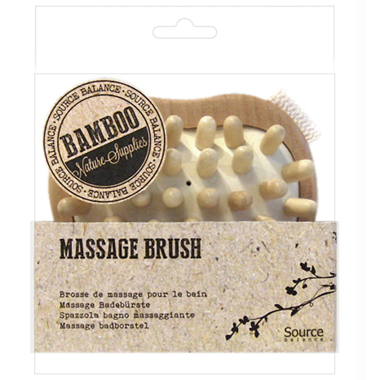 Brosse de massage bois Cœur