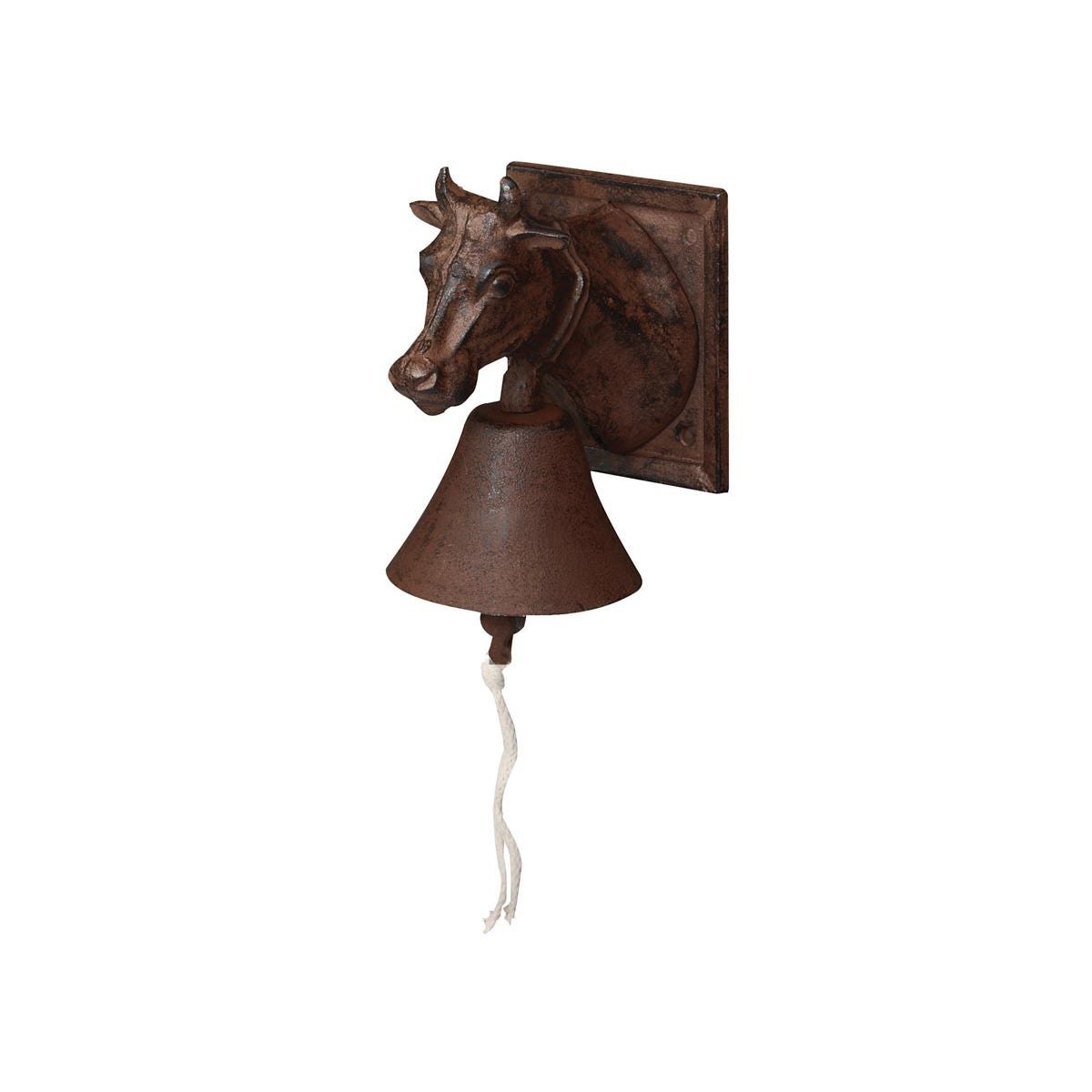 Cloche de porte fonte tête vache