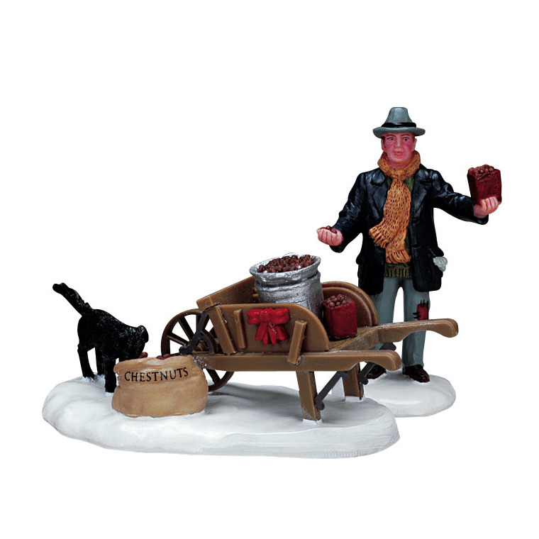 Vendeur de chataignes 9.1 x 7 x 7 cmFigurine