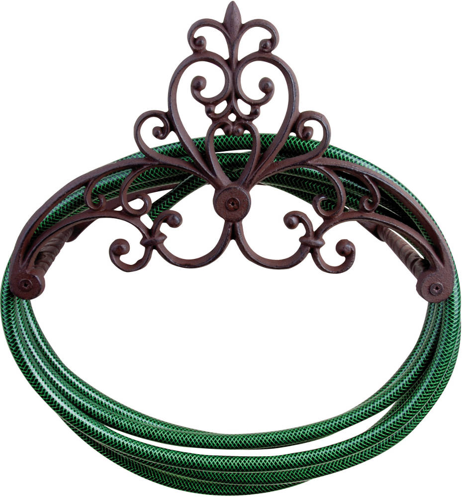 Porte-tuyau fonte fleurs