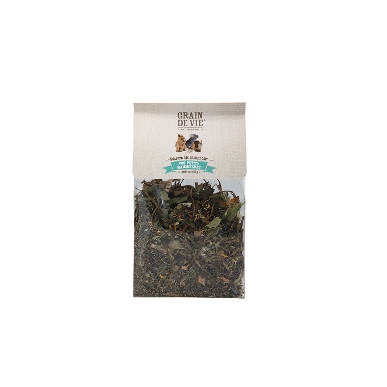 Mélangedes champs pour petits mammifères Grain de Vie - 100 g