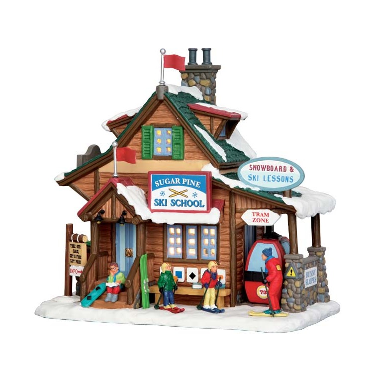Maison, Ecole de ski 22.1 x 14.3 x 21 cm