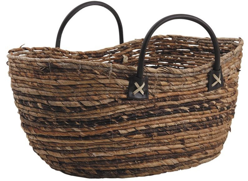Panière rangement en bananier
