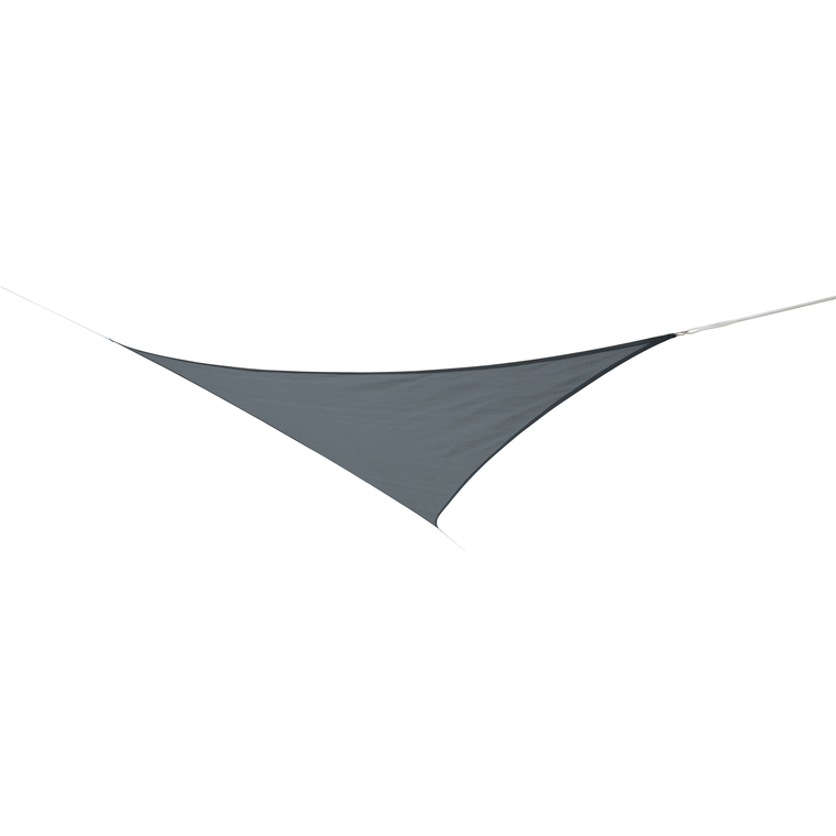Voile d’ombrage 3,6 m triangulaire ardoise