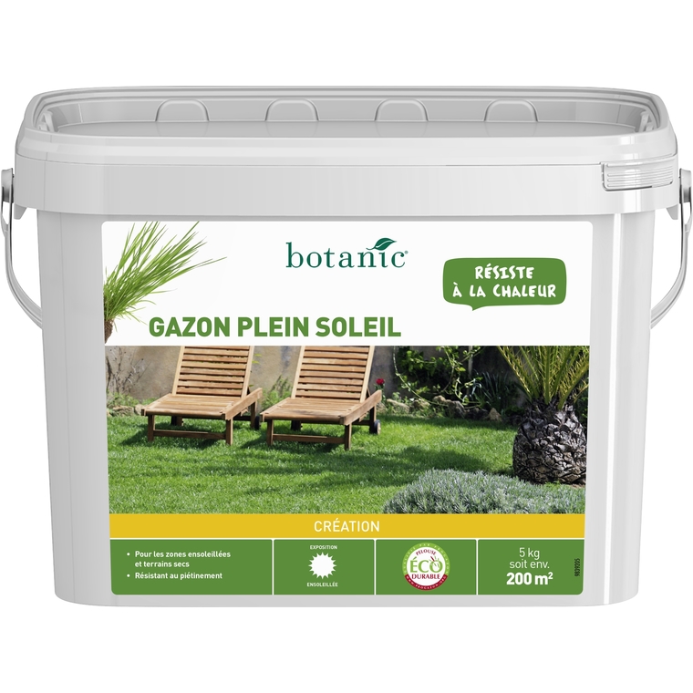 Gazon Plein Soleil Label Éco-durable 5 kg