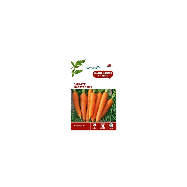 Carotte maestro hyb.f1 x2 sachets