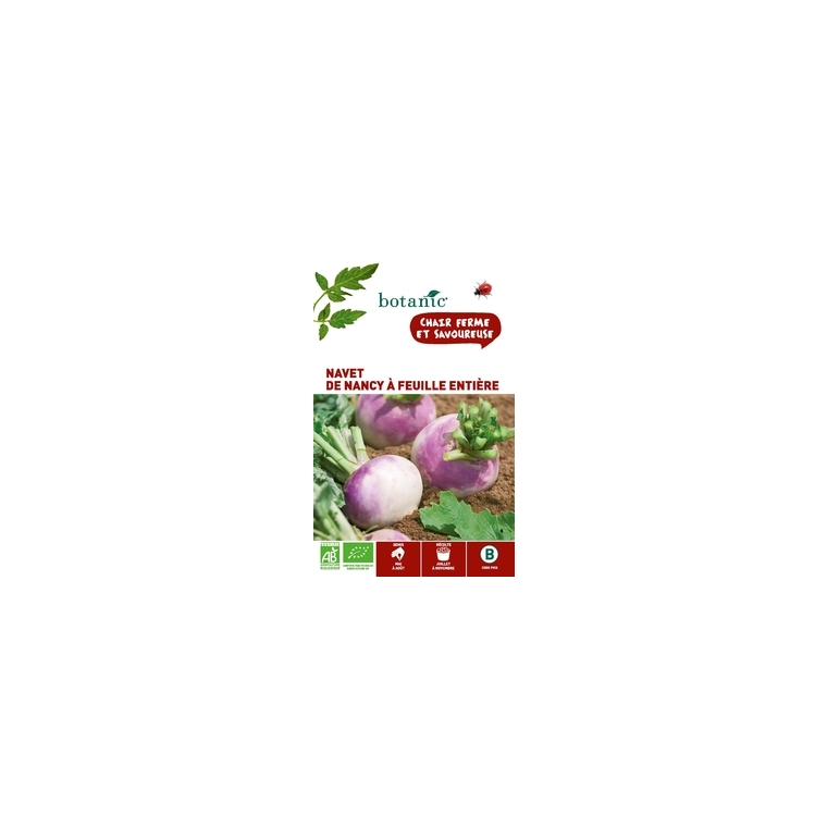 Navet de Nancy à Feuille Entière AB BIO