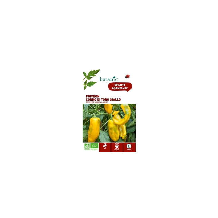 Poivron corno di torro jaune bio BIO