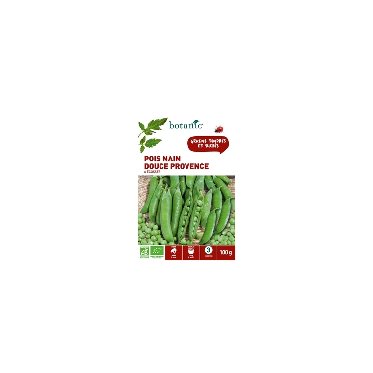 Pois Nain Douce Provence à Écosser AB 100 gr