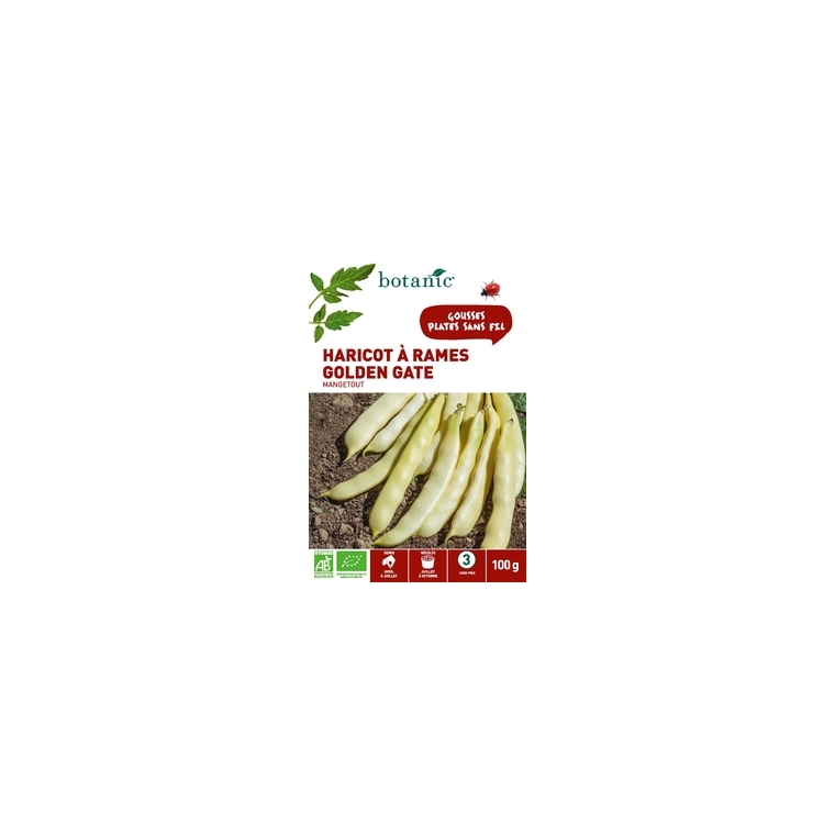 HARICOT A RAMES GOLDEN GATE  BIO 100 gr