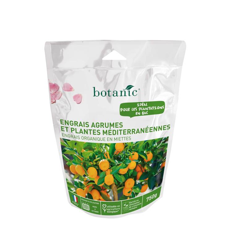 Engrais agrumes et plantes méditerrannéennes 750g