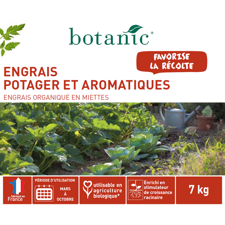 Engrais potager et aromatiques 7kg