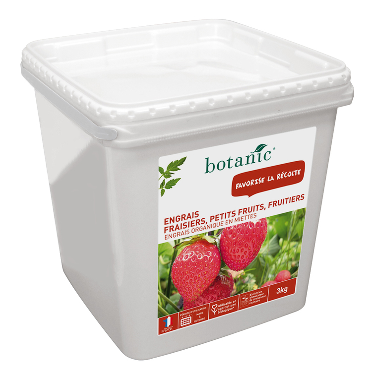 Engrais fraisiers, petits fruits, fruitiers 3kg
