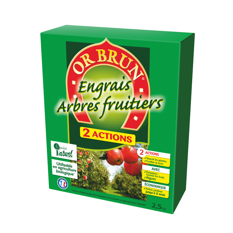 Engrais 2A arbres fruitiers 2,5 kg