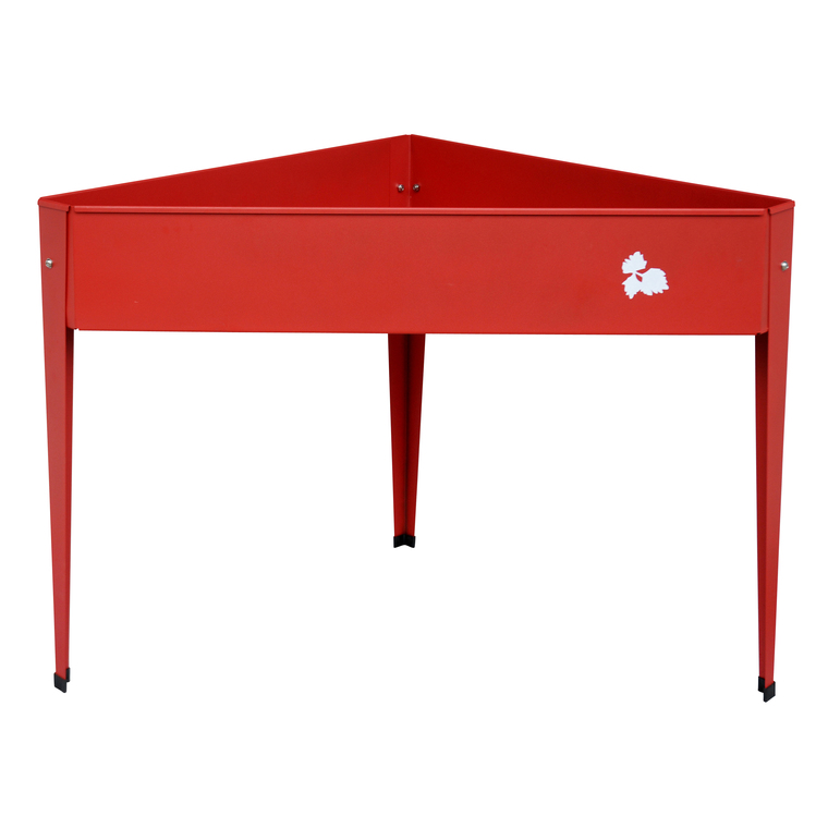 Potager urbain triangle rouge 80x80x84cm