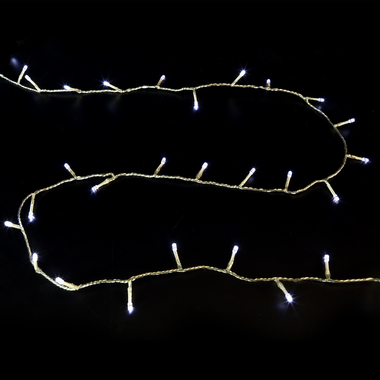 Guirlande Full pétillante 10m 180 LED blanc