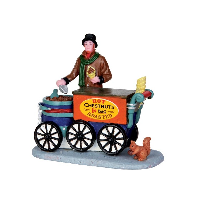 Figurine Vendeur de marrons 8 x 4.5 x 7.3 cm