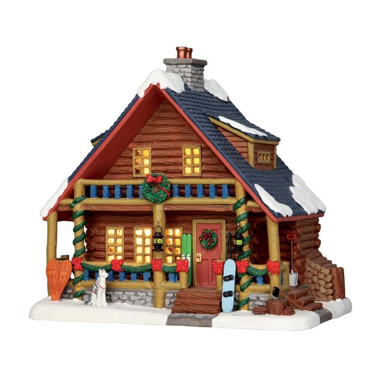 Maison illuminée Chez les Parker 18.8 x 13 x 18 cm