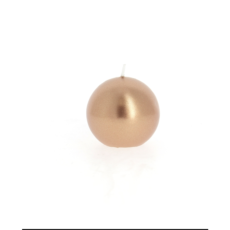 Bougie Boule métal cuivre