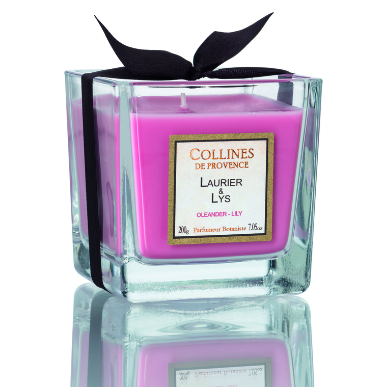 Bougie parfumée 200 g Laurier Lys