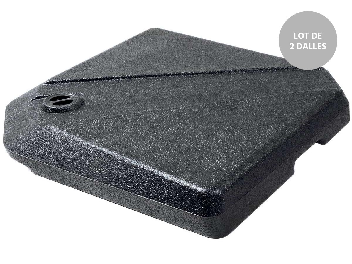 Dalle parasol déporté à remplir - Anthracite