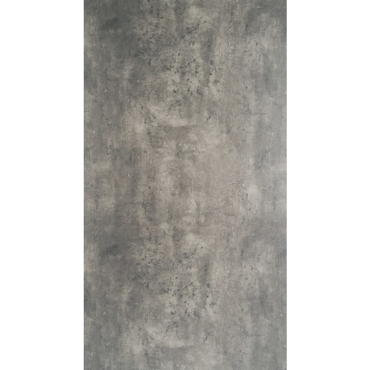 Plateau de table fin HPL couleur gris ciment 250x100x1,3 cm