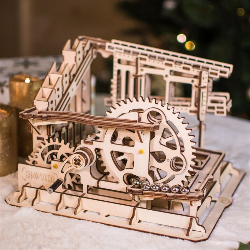 Maquette de circuit à billes
