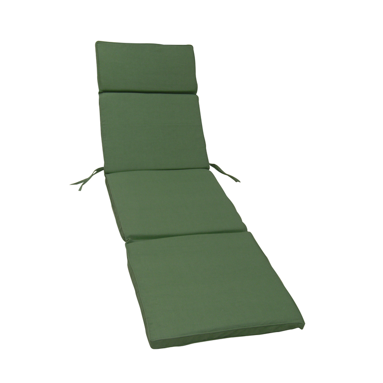Coussin vert pour bain de soleil