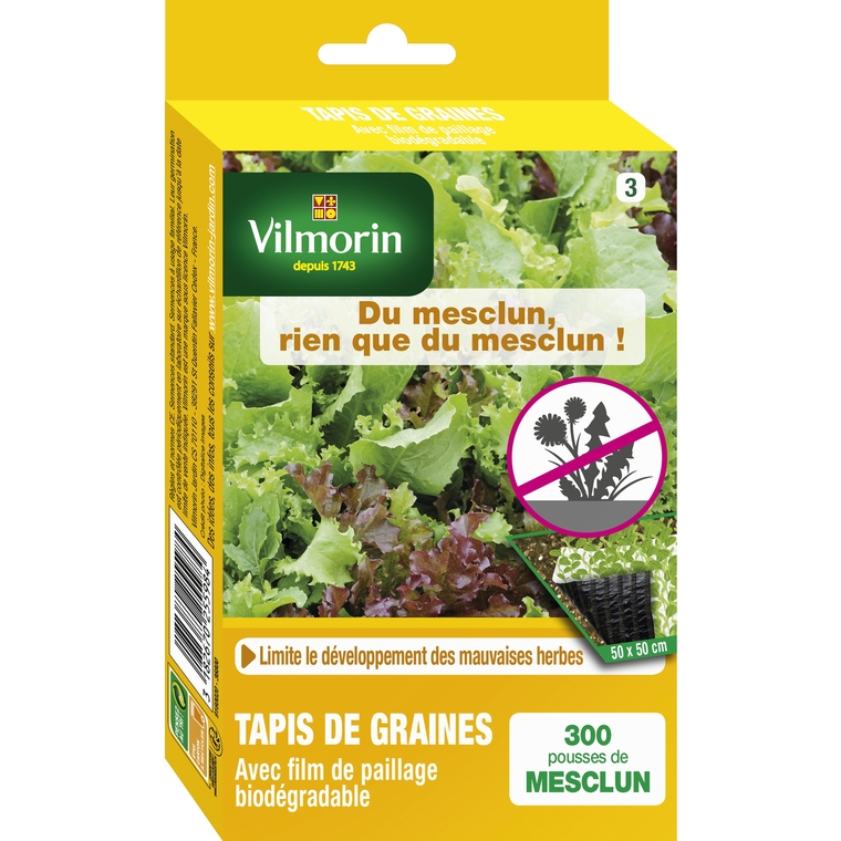 Tapis mesclun antiherbe