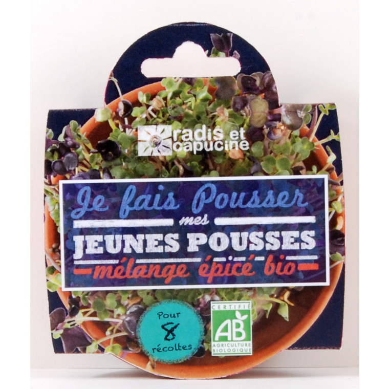 Coupelle Jeunes Pousses mélange épicé Bio