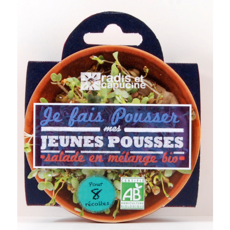 Coupelle Jeunes Pousses salade en mélange Bio