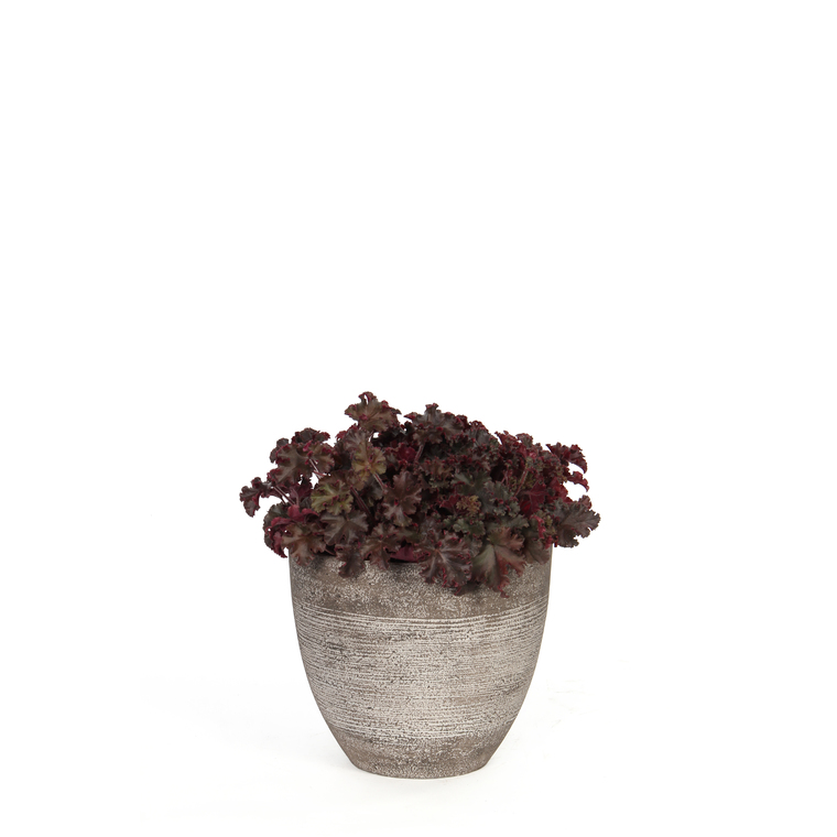 Pot rond Echo moyen taupe 37,5L