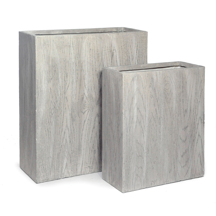 Grande jardinière haute LIA S/2 gris beige 220,8L