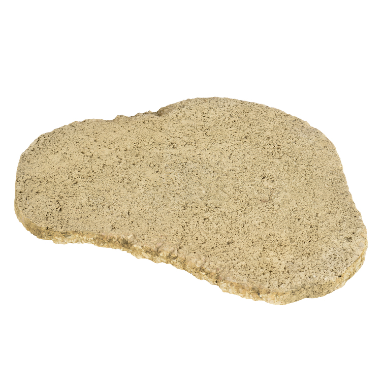 Pas japonais Tuf en béton coulé couleur pierre ocre 40 cm