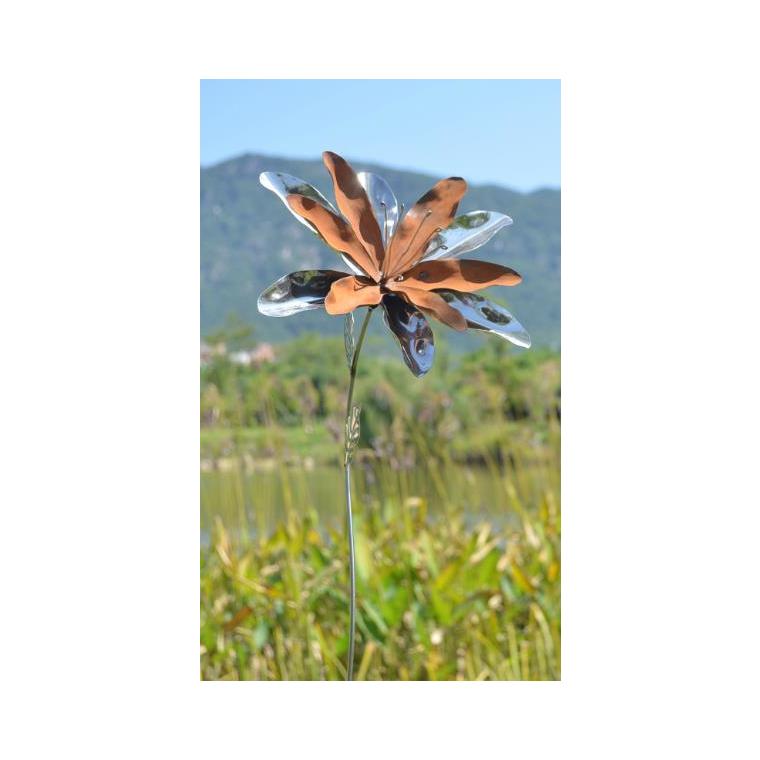 Fleur sauvage sur tige Home to Garden inox