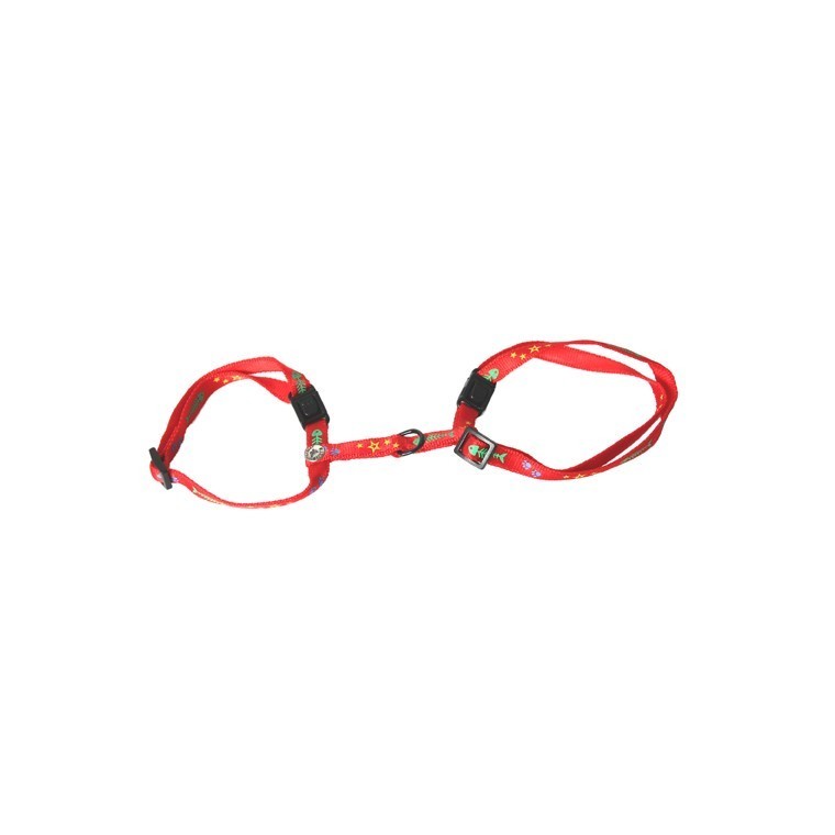 Harnais chat 35/50cm motif 10mm