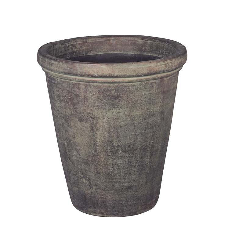 Pot cuvier Antique Anthracite vert vie - D31 x H32