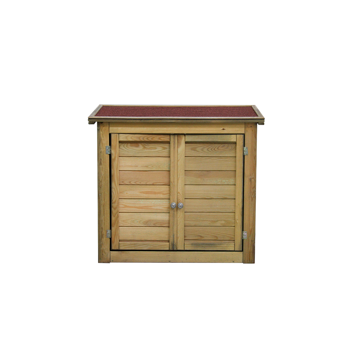 Armoire de rangement de jardin en bois traité 98x45x84cm, Lisboa