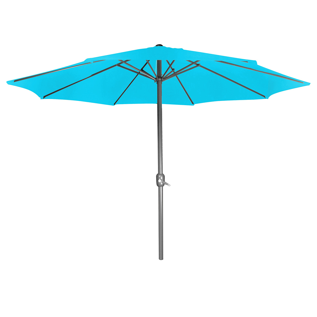 Parasol droit turquoise