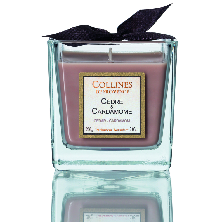 Bougie Parfumée 200 g Cèdre Cardamone