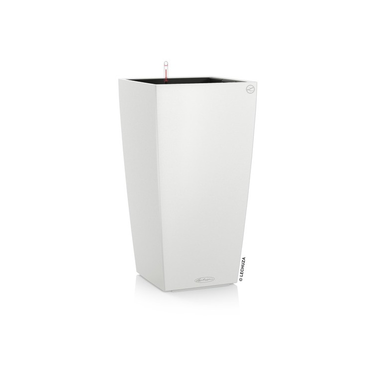 Pot Cubico Color 22 Trend blanc - kit complet 22x 22x H41