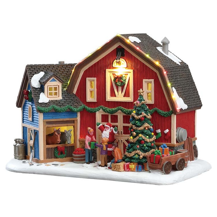 Animation décorative Noël à la ferme
