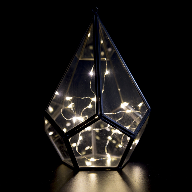 Lampe Pear Lantern Base Noire