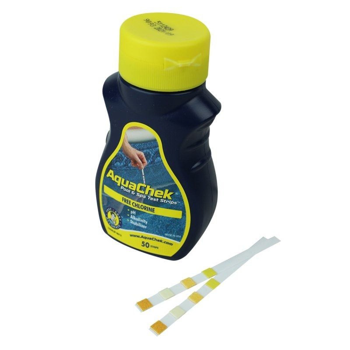 Lot de 50 bandelettes d'analyse 4 en 1 pour piscine ou spa