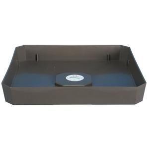 RIVIERA Plateau Soleila36x36cm - Gris pailleté