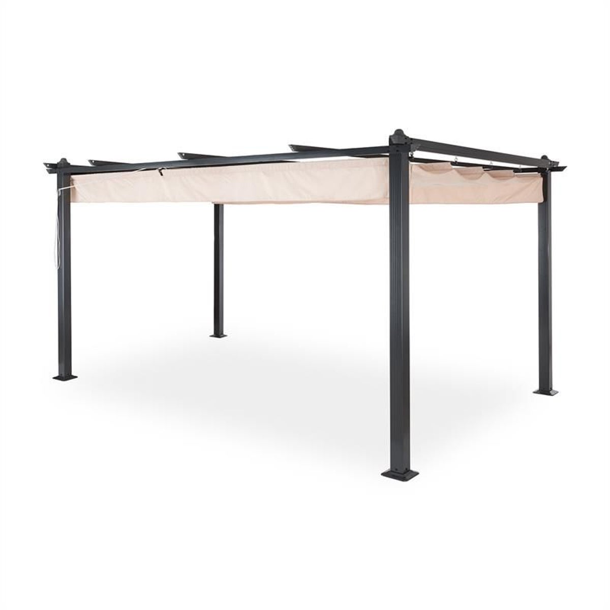 Pantheon 3X4 Pergola 3X4M Aluminium Parasol Polyester