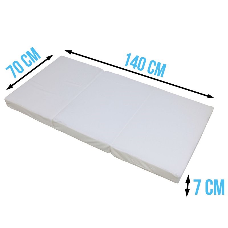 Matelas bébé pliable 70 x 140 x 7 cm
