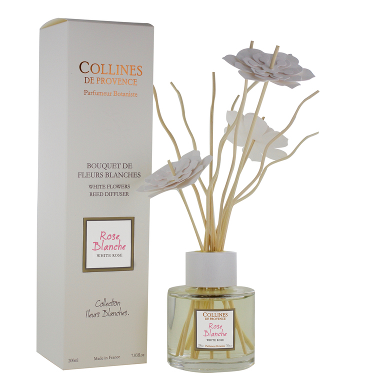 Bouquet Aromatique à la rose blanche – 200 ml