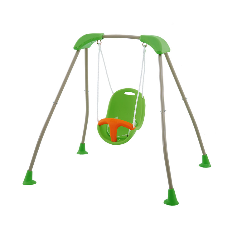 Portique pliable avec siège balançoire pour bébé